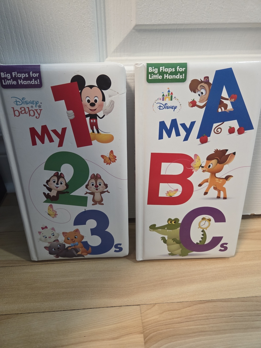 Disney Colorful ABC & 123 Board Books - Red, Green, Blue, Purple
